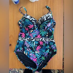 Lilly Pulitzer Black Pink One Piece